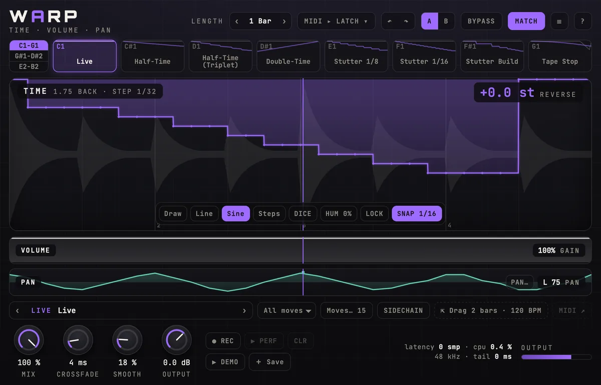 WARP interface