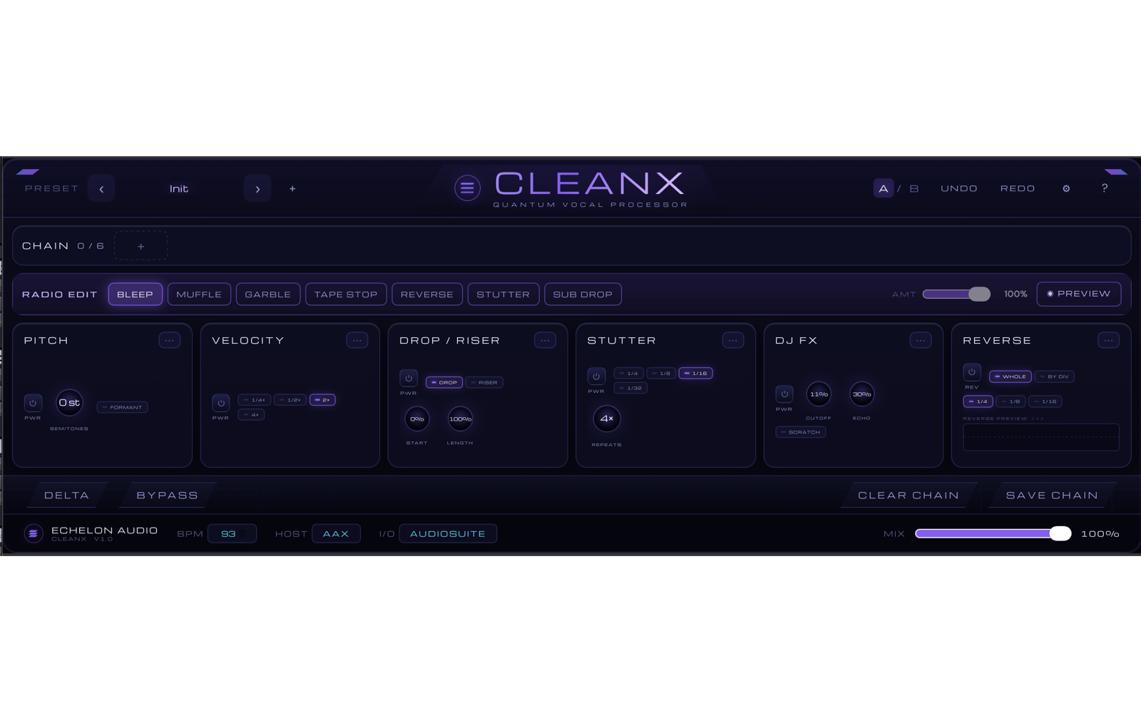 CLEANX interface